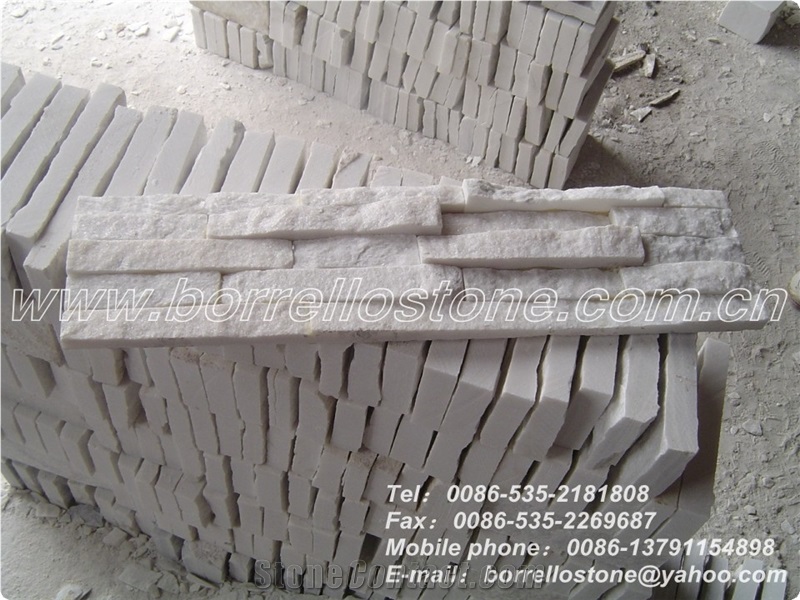 Snow White Marble Culture Stone