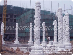 White Marble Column and Pillars