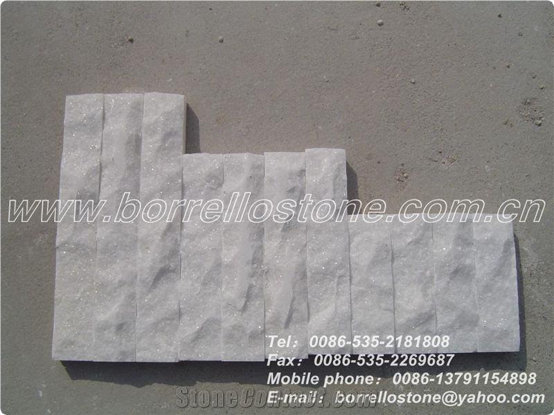 White Marble Culture Stone, China White Marble Cultured Stone