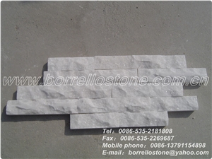 White Marble Ledge Stone,Veneer
