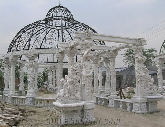 Hunan White Marble Gazebo