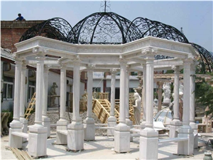 White Marble Gazebo