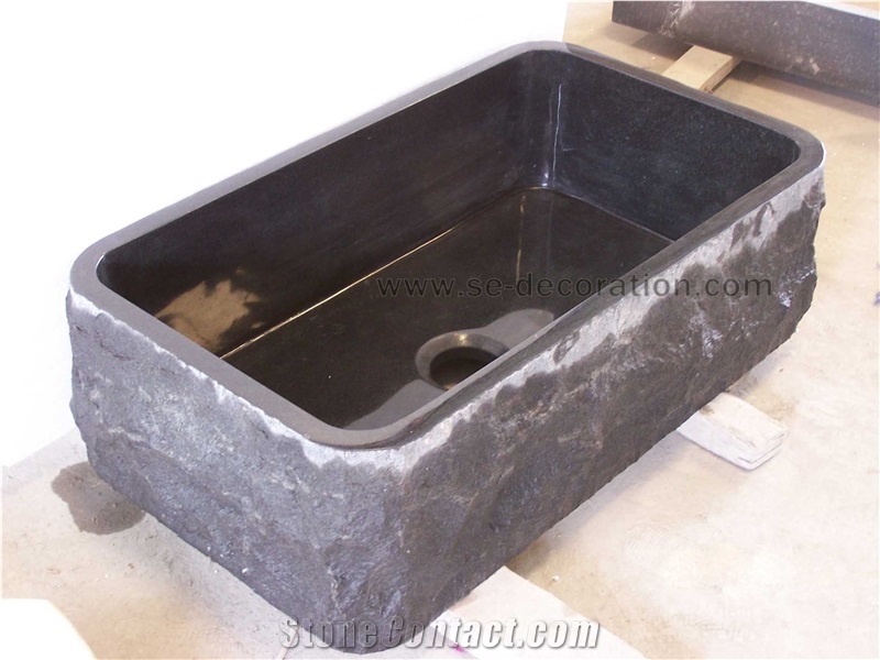 Black Granite Sink 1