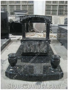 Blue Pearl Tombstone