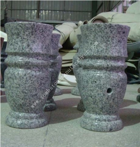 G603 Granite Monumental Vase 5