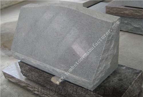 Padang Light Granite Slant Grave Markers