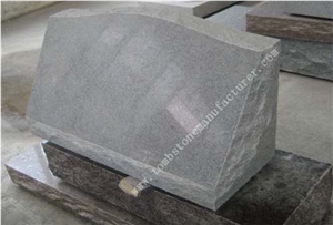 Padang Light Granite Slant Grave Markers