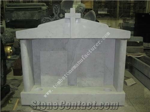 White Marble Headstone 5