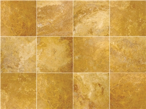 KC09201 LATMOS CC YELLOW Travertine Slabs & Tiles