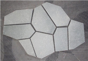 Meshed Paving Stone, Meshed Flagstone, Stone Grey Slate Paving Stone