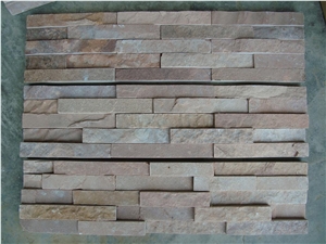 Pink Sandstone Ledge Stone ,Wall Cladding