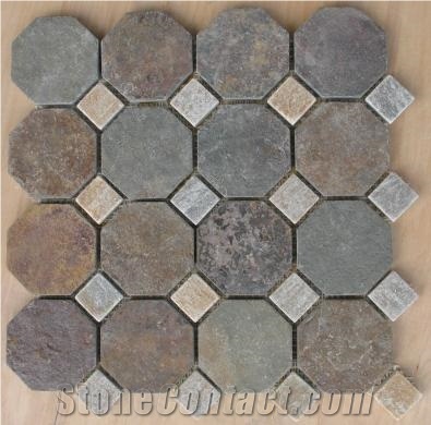 Brown Slate Mosaic