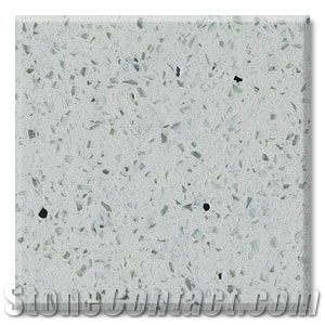 White Quartz Stone Tile CT402