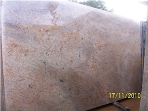 Ivory Fantasy Granite Slabs, India Beige Granite