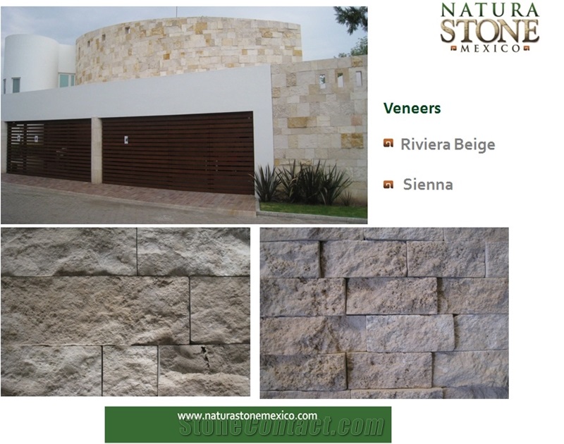 Riviera Beige Limestone Wall Cladding