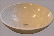China Beige Marble Chitrust Stone Bowl , Wash Bowl & Bathroom B