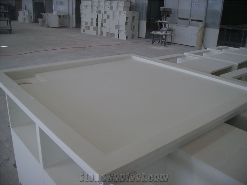 Acrylic Solid Surface Bath Shower Trays(square)