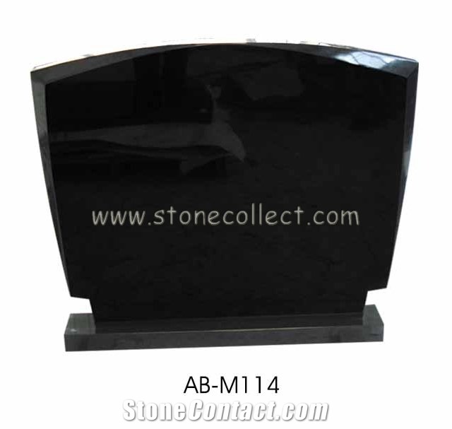 Nero Assoluto Granite Tombstone AB-M114