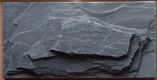 Black Slate Mushroom Stone