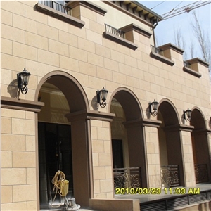 Yellow Limestone Wall Cladding
