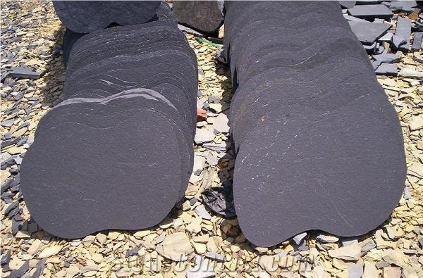 stepping stone, garden stepping stone, lime steppi