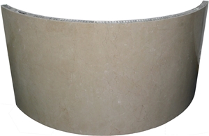 Beige Marble Honeycomb Panel for Columns