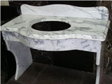 Arabescato Marble Vanity Top, White Marble Vanity Top