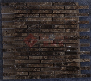 Emperador Dark Marble Mosaic,China Brown Marble Mosaic