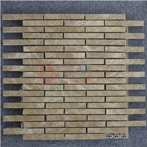 Emperador Light Marble Mosaic, Beige Marble Mosaic