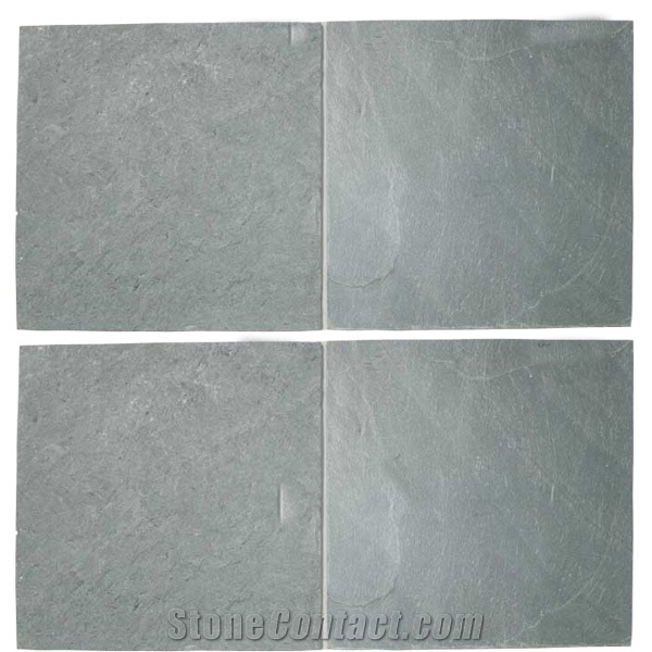 Bathroom Floor Tiles, China Green Slate