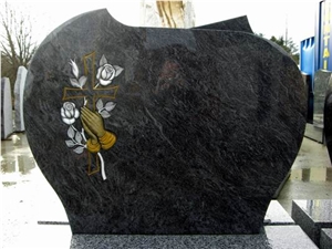 Granite Monuments/Headstone/gravestone, Black Granite Gravestone