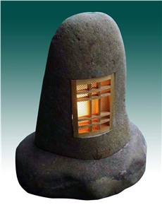 Granite Solar Light Lamp-2, Grey Granite Lamps