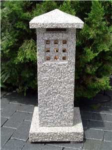 Granite Solar Light, Grey Granite Lanterns, Lamps