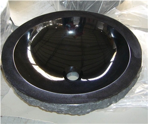 Shanxi Black Bathroom Sink, Shanxi Black Granite Sink