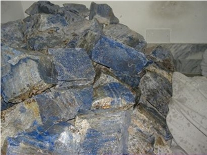 Lapis Lazuli Limestone Block, Chile Blue Limestone