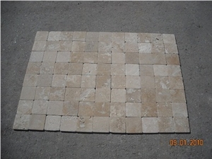Durango Travertine Small Size Tiles, Mexico Beige Travertine