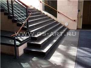 Black Slate Stairs, Steps