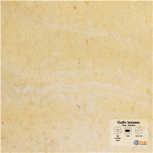 Giallo Autumno Limestone Tile, Turkey Yellow Limestone