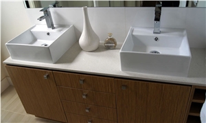 White Quartz Stone Sinks，Wash Basins