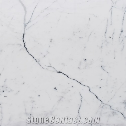 Statuario Marble Tile, Italy White Marble