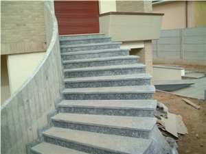 White Granite Stairs