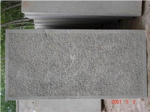 Bush Hammered Blue Stone Tiles
