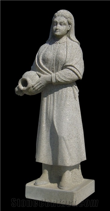 Grey Granite Sculpture