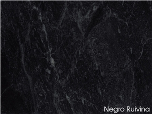 Negro Ruivina Marble Tile, Portugal Black Marble
