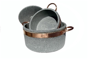 Barroca Soapstone Pots, Kitchen Products, Grey Soapstone