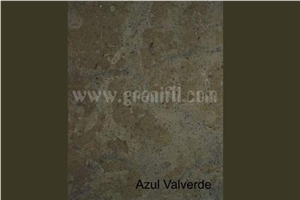Azul Valverde Limestone Tiles, Portugal Blue Limestone