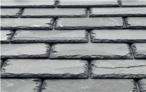Mustang Brazilian Slate Roof Tiles, Black Slate