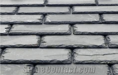 Black Slate Roof Tiles Charcoal Grey Split Face Stone Roof Tiles Roof Slates Astm Ce Qualified Slate Shingles Slate Roofing Materials Roof Shingles From China Stonecontact Com