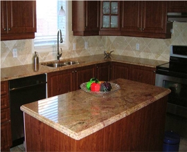 Madura Gold Granite Kitchen Top, Yellow Granite