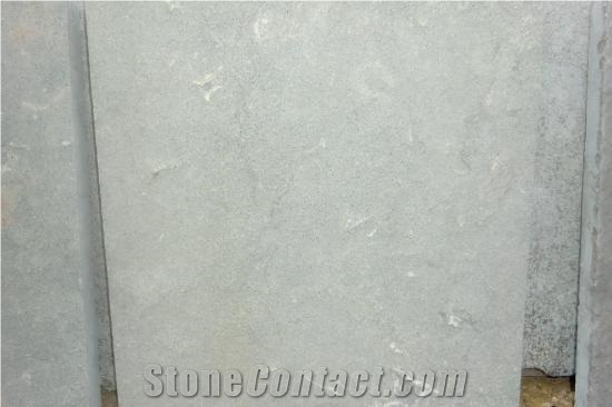 Flamed Cenia Gris Limestone Tiles, Spain Grey Limestone